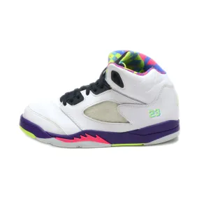 Air Jordan 5 Retro Sneakers Leather White Colour For Kids